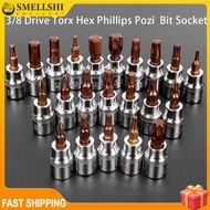 {SEMLL Sale} 1pc 3/8 Drive Hex Socket  H3-H10 Screw Driver For T10-T55 Socket Screwdriver ❀