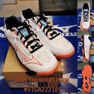 有門市 ~ MIZUNO WAVE THUNDERSTORM 室內鞋 排球鞋 羽毛球鞋 乒乓球鞋 美津濃 #V1GA222169 SIZE: JP23, 24.5, 25, 25.5