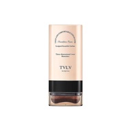 TVLV Foundation Cream with Built-in Brush, Three-Dimensional Coverage, Natural-Looking Finish, Mediu