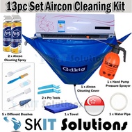 Air Conditioner Cleaning Kit Washing Cover+Pipe+Foam Spray+Sprayer Bundle 1~1.5P Wall Mounted Aircon