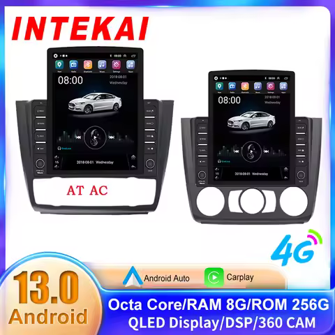9.7" Vertical Style Tesla Screen Android Car Radio GPS Navigation Multimedia Player For BMW 1 Series