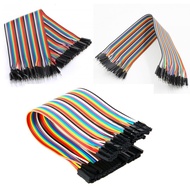 40pcs Breadboard PCB Jumpers 20CM 2.54MM Wire Male To Male / Male To Female / Female To Female