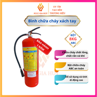 Bình cứu hỏa bình chữa cháy bột ABC 8kg – MFZL8 loại tốt nhập khẩu chính hãng tiêu chuẩn pccc