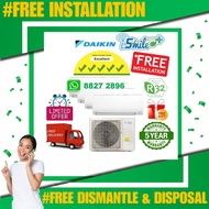 Daikin I-Smile Eco+ (R32) System 4 Aircon + FREE Dismantle & Dispose Old Aircon + FREE Installation 