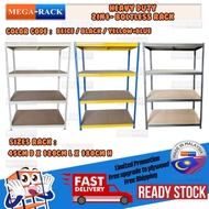NEW ARRIVAL- 2 IN 1 Heavy Duty Boltless Rack - 45cmD x 120cmL x 180cmH x 4Levels