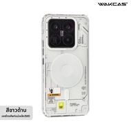 เคสโทรศัพท์มือถือ WAKCAS แบบด้านกลไกพร้อมซิมมอเตอร์สำหรับ Xiaomi 17 pro 15s pro 15 pro 14 รุ่นใหม่ แ