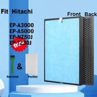 H13 Hepa Activated Carbon Filter EPF-CX40F, EP-DX40E For Hitachi Air Purifier EP-A3000, EP-A5000, EP