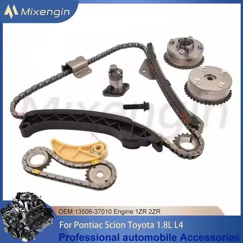 Engine Timing Chain Kit With VVT Gear Fit 1.8 L T For Pontiac Vibe Scion Xd Toyota Corolla Matrix Pr