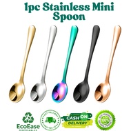 1pcs/2pcs Stainless Mini Spoon - Teaspoon - Premeium Teaspoon - EcoEase Disposables