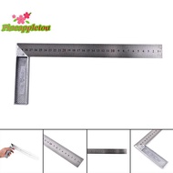 [Pineapple-t] 1x Stainless Steel 15x30cm 90 Degree Angle Metric Try Mitre Square Ruler Scale [New]