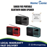 📻 Sansui F65 Portable Bluetooth Radio Speaker – FM, MP3, Timer, Memory Card | Blind Box Random Color