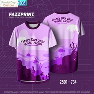 [Batch Custom Family Day Jersey] Breathable Quick-dry Family Day Sublimation Breathable Baju Lelaki 