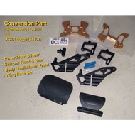 (READY STOCK) HSP Truck Brontosaurus to HSP Buggy XSTR Chassis Conversion Part