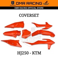 HJ250-KTM250 Motocross Coverset White/Orange Dirt Bike Cover Motorcross China HENGJIAN 250