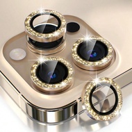 1 Set Flash Diamond Rhinestone Camera Lens Protector Film Set For Phone 12/12 Mini/12 Pro/12 Pro Max
