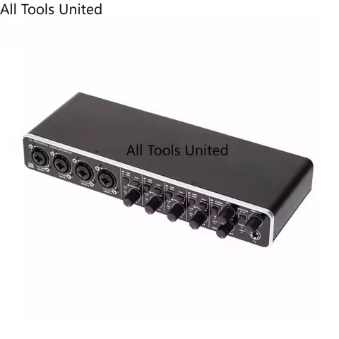UMC404HD Sound Card 4*4 USB Audio/MIDI Interface With Midas Mic Preamps Pa System Studio Music Equip