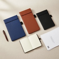 A6 PU Leather Mini Clipboard, Magnetic Clip Tablet Holder for Restaurant Checks & Café Menus  Papan 