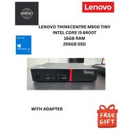 Lenovo ThinkCentre M900 Tiny | i5-6400T | 16GB RAM | 256GB SSD | Compact Mini PC 💻 (USED)