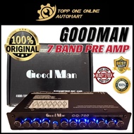 GOODMAN GQ-700 7 BAND PRE AMP EQUALIZER WITH SUBWOOFER OUTPUT