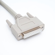 Serial Cable Male to Female Computer Signal Connection Cable DB25 Male to DB25 Female Serial Cable E