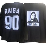 Team Raisa 90 Long Sleeve T-Shirt New Jersey Raisa Casual 100% Cotton Combed 30s