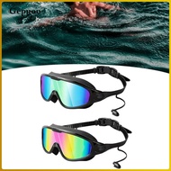 Gepnoo 2x Swimming Goggles Pool Goggles No Leaking Clear Vision Lightweight with Earplug for Men Wom