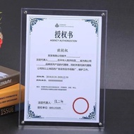 Honor Certificate Photo Frame Swing Table Acrylic Display Stand Certificate Picture Frame Display A3