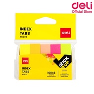 Deli A11402 Index tab Self-Adhesive Note Paper Bright Colors 5x100 50x15mm