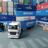 Diecast truck HANJIN Container miniature truck