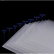 Translucent PP Frosted Board Translucent Plastic Sheet 100~300mm Model Sheet DIY Model Material Thic