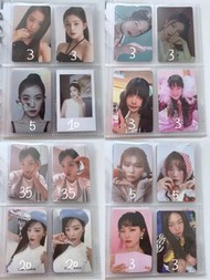 Red Velvet Irene 裴柱現 裴珠泫 Seulgi 康瑟琪 姜澀琪 Joy 朴秀英 朴秀榮 Yeri 金藝琳 小卡