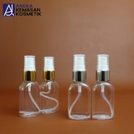 Botol spray 30ml kotak/botol plastik 30ml/spray alumunium neck 18