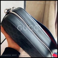 Domestic Ready Stock CUCCI CUCCI New Style Men Women Style Presbyopic Leather Tiger Head Camera Bag 