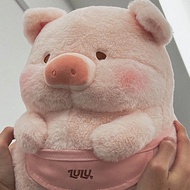 FGD67 Lulu Pig หมอนตุ๊กตานุ่ม รูปการ์ตูนหมู สําหรับตกแต่งบ้าน ของขวัญวันเกิด DRE