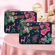 2ชิ้น กระเป๋าเครื่องสำอางผู้หญิงพิมพ์ลาย แบรนด์ Cath Kidston, กระเป๋าเครื่องสำอางสำหรับเดินทาง, กะทั