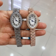 Supply IBSO Women's Watch Oval Watch Roman Scale Niche Light Luxury Retro Ladies Steel Band Watch 92