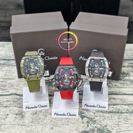 100% ORIGINAL ALEXANDRE CHRISTIE AC 6608 MCR SERIES *RESIN STRAP*MAN WATCH