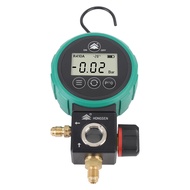 HVAC สูญญากาศเครื่องวัดเกจประหยัดพลังงาน Overpressure ALARM Digital HVAC Gauge ตั้งเวลาปิดเครื่องปรั