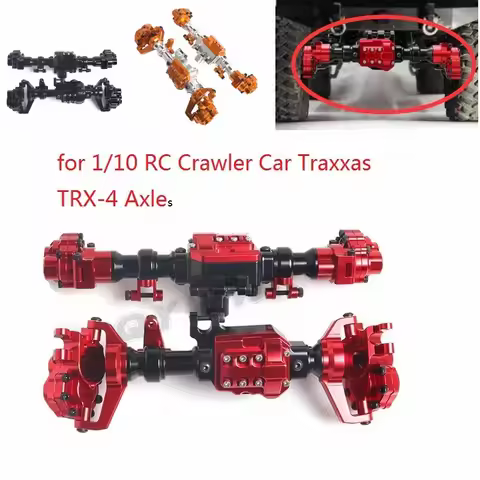TRX4 Aluminum Front and Rear Portal Axle Housing for 1/10 RC Crawler Car Traxxas TRX-4 Axles Upgrade