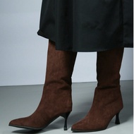 Fall/Winter Button Patchwork Convertible Slouchy Boots, 2025 Summer New Sexy High Heel Fashion Boots