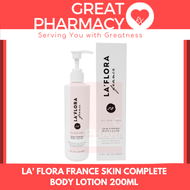 HLP NEW LA FLORA FRANCE SKIN COMPLETE BODY LOTION 200ML