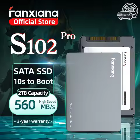 Fanxiang S102 Pro 2.5" SATA SSD 70% Speedup Hard Disk Drive 500GB 1TB 2TB Up to 560MB/s Internal Sol