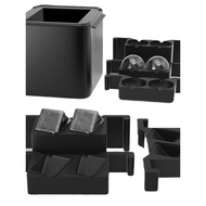 Silicone Bubble-Free Ice Cube Mold Square Ice Tray Whiskey Transparent Large Ice Ball Rose Mold Ice 