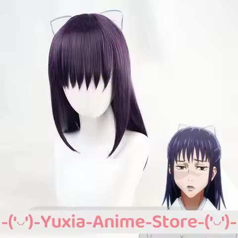 Jujutsu Kaisen Utahime Iori Kyoto Cosplay Wig Anime Game Roleplay Party Costume Prop Synthetic Hair 
