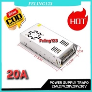 Power Supply Adapter 25V 26V 27V 28V 29V 30V 20A Made in Taiwan