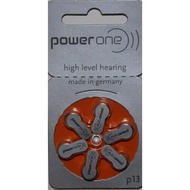 P13 PowerOne Zinc Air Hearing Aid Battery 1.45V