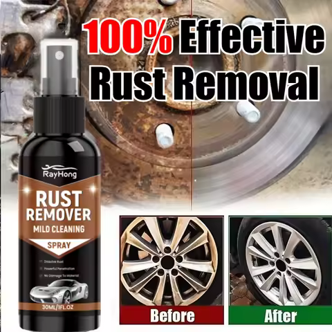 Auto Rust Remover Spray Lubricant Rust Converter Anti Rust Iron Remover Clean Rim Prevent Metal Corr