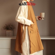 BLACKFUNNY Waterproof Anti Dirty Long Vest Apron With Pockets Japanese Style Multipurpose Work Pinaf