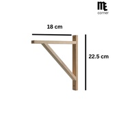 SIKU IKEA EKBY VALTER 18 cm Dutch Teak Wood Wall Angle