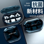 Pill Box Portable Small Storage Sealed 7 Days One Week Travel Portable Japanese Medicine Packing Min